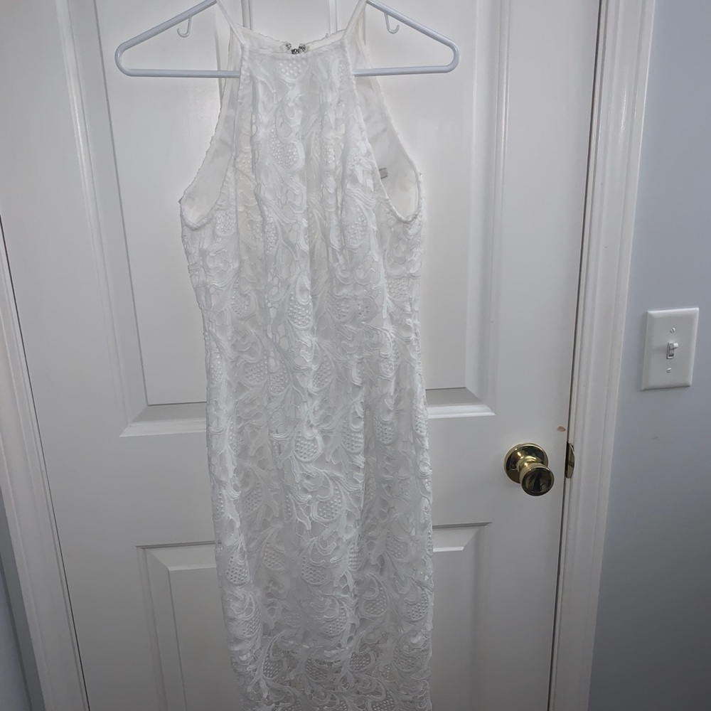 Guess white lace dress